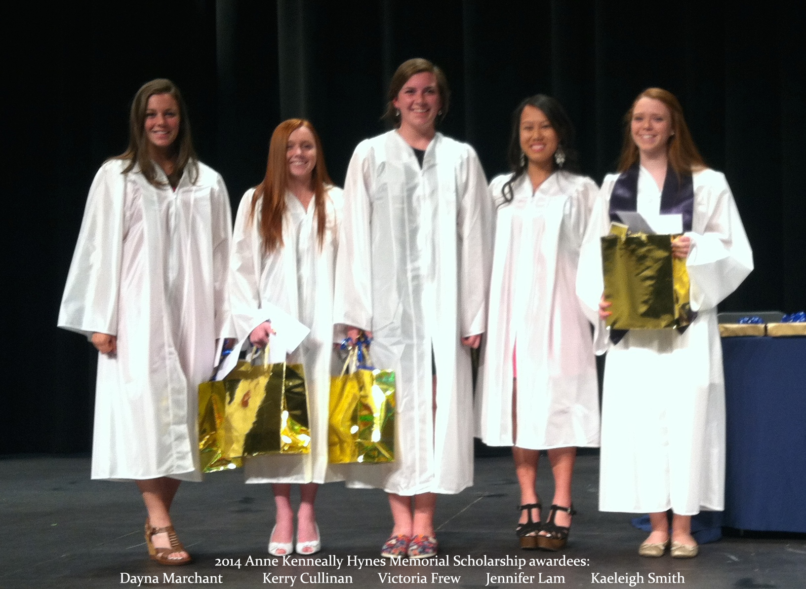 2014 Anne Kenneally Hynes Memorial Scholarship Recipients