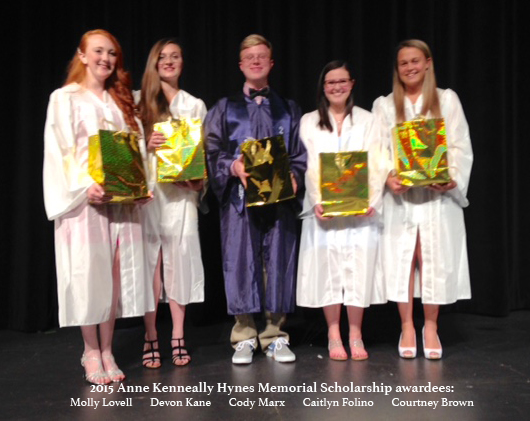 2015 Anne Kenneally Hynes Memorial Scholarship Recipients