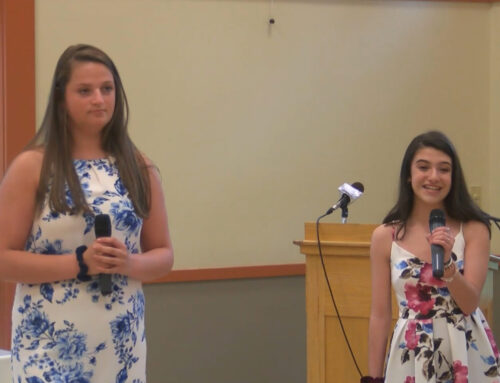 Capachione Singers perform at 2019 Bench Dedication